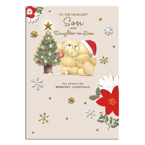 Son & Daughter-In-Law Forever Friends Christmas Card